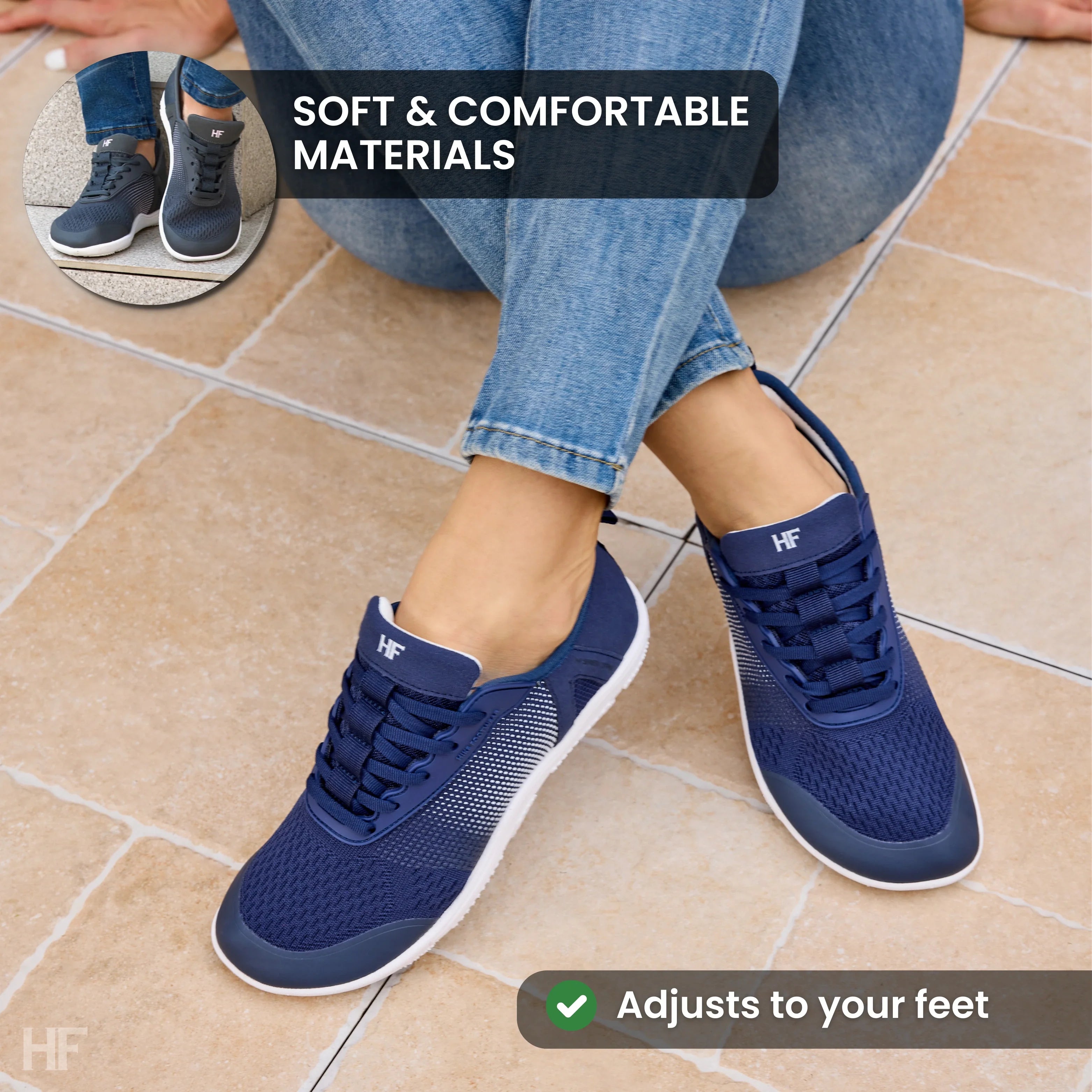 Stride – Hands-Off & Ergonomic Barefoot Shoes (Unisex)