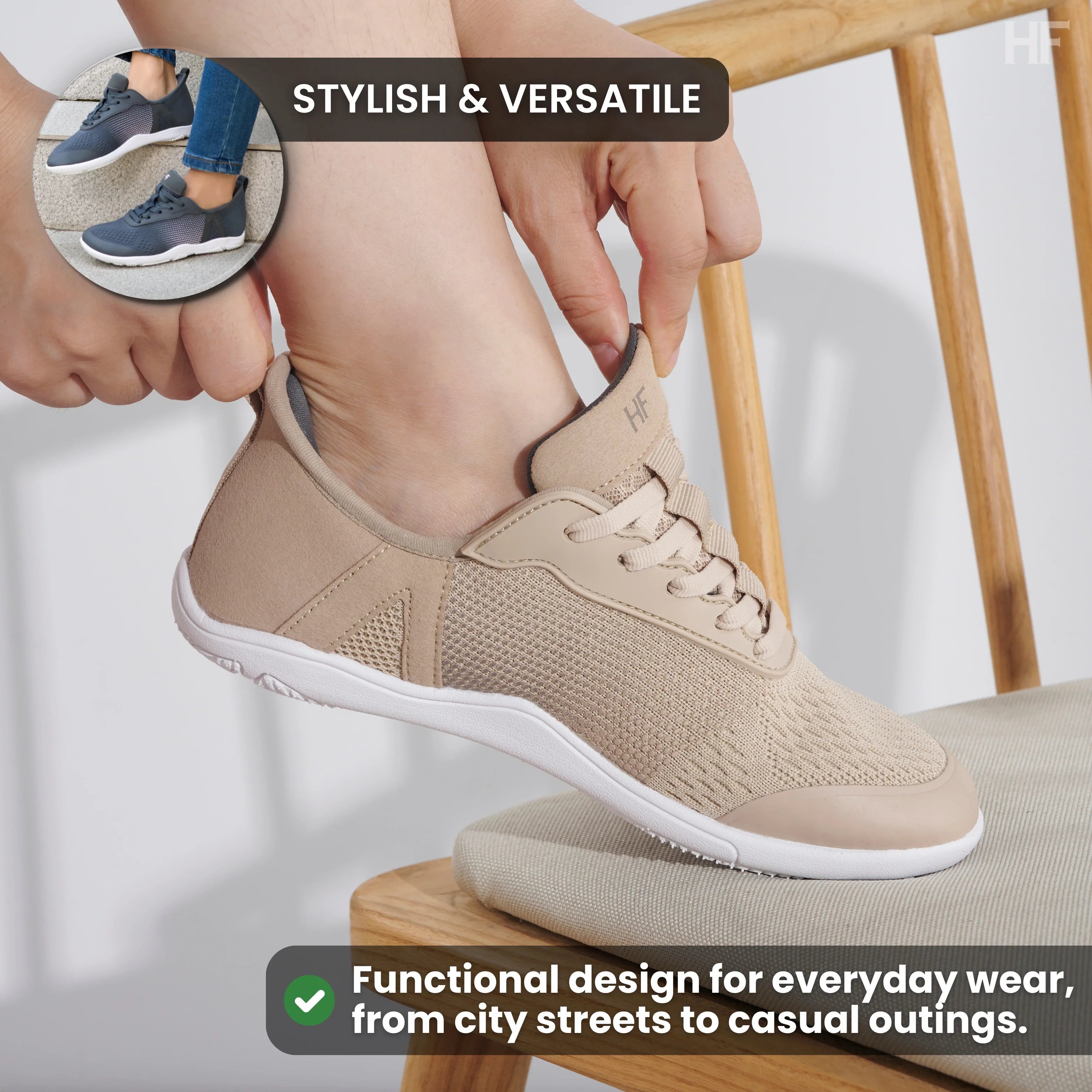 Stride – Hands-Off & Ergonomic Barefoot Shoes (Unisex)