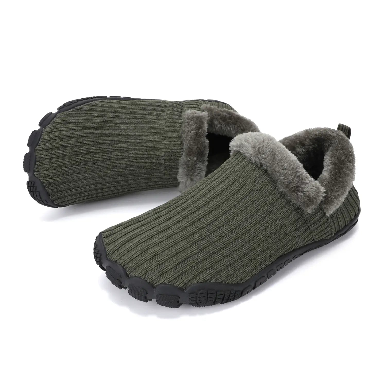 Hommies– Cosy Fleece-Lined Barefoot Slippers with Non-Slip Sole for Indoor & Outdoor Use (Unisex)