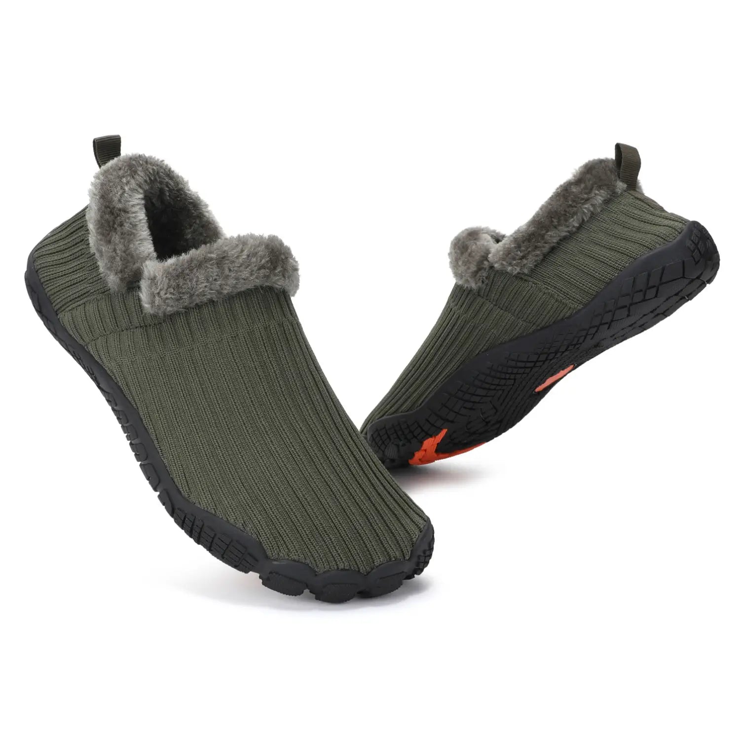 Hommies– Cosy Fleece-Lined Barefoot Slippers with Non-Slip Sole for Indoor & Outdoor Use (Unisex)