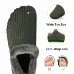Hommies – Cosy Fleece-Lined Barefoot Slippers with Non-Slip Sole for Indoor & Outdoor Use (Unisex) - Image 5
