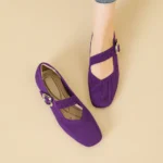 Women’s Orthopedic Breathable Mary Jane Flats - Image 5