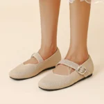 Women’s Orthopedic Breathable Mary Jane Flats