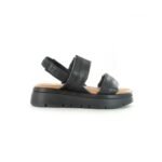 Sadie: Women's Strap Flatform Sandals - Black