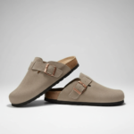 Suede Clog Mules — Cork Footbed Slip-On Clogs | Soft Footbed