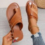 Stornfield | Women's Orthopedic Hallux Valgus Correction Leather Sandals - Image 3