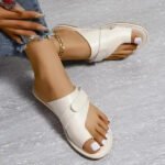 Stornfield | Women's Orthopedic Hallux Valgus Correction Leather Sandals - Image 4
