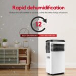 7,000 BTU 4-in-1 Portable Air Conditioner — Cooling, Heating, Fan & Dehumidifier, Class A, 24hr Timer, Remote Control - Image 5