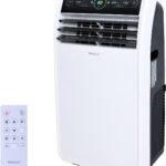 Portable Air Conditioner 12000 BTU with Dehumidifier and Fan Modes, Remote Control, 24h Timer, Window Kit