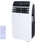 Portable Air Conditioner 12000 BTU with Dehumidifier and Fan Modes, Remote Control, 24h Timer, Window Kit