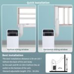 Portable Air Conditioner 12000 BTU with Dehumidifier and Fan Modes, Remote Control, 24h Timer, Window Kit - Image 4