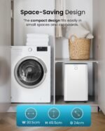 20L Dehumidifier with WiFi, Smart App Control, Auto Humidity Sensor, 24-Hour Timer, Laundry Drying Function White - Image 8