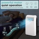 12000 BTU Portable Air Conditioner with Cooling, Fan, Dehumidifier, Remote Control & 24-Hour Timer - Image 6