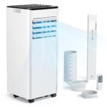 4-in-1 Portable Air Conditioner – Cooling, Dehumidifier, Fan & Sleep Mode – Remote Control – 9000 BTU – For Rooms up to 20㎡
