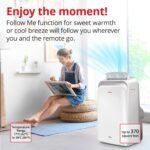 12,000 BTU Portable Air Conditioner – 5-in-1 Cooling, Heating, Fan, Dehumidifier & Timer with Remote Control and Window Kit - Image 4
