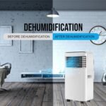 9,000 BTU Portable Air Conditioner – 4-in-1 Cooling, Fan, Dehumidifier, Night Mode with Remote and Window Kit - Image 9