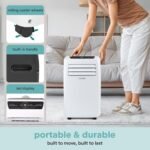 12000 BTU Portable Air Conditioner with Cooling, Fan, Dehumidifier, Remote Control & 24-Hour Timer - Image 4