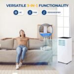 Portable Air Conditioner 10000 BTU with Dehumidifier, WiFi App Control, Remote, Window Kit - Image 3